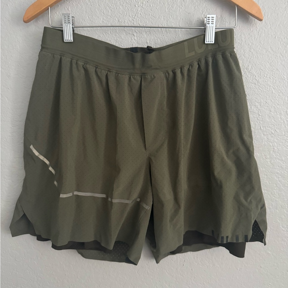 lululemon athletica Men's Olive Green Shorts
